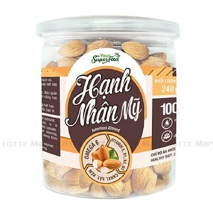 Hạnh nhân Your Super Food Mỹ 240g