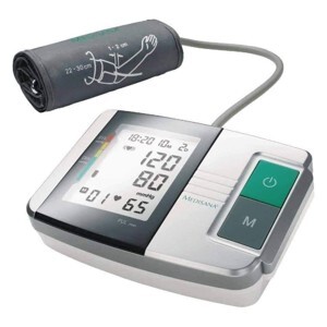 Máy đo huyết áp bắp tay phát hiện nhịp tim Medisana MTS