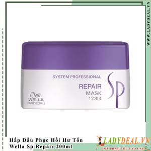 Hấp dầu chữa trị tóc khô xơ hư tổn Wella SP Repair Mask - 200ml