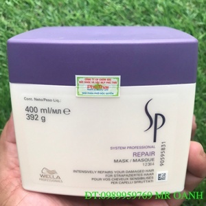 Hấp dầu chữa trị tóc khô xơ hư tổn Wella SP Repair Mask 400ml