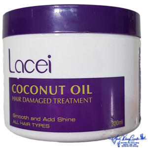 Hấp dầu Lacei Coconut Oil Hair Damaged Treatment 300ml