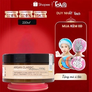 Hấp dầu phục hồi tái tạo cấu trúc tóc Nashi argan 250ml