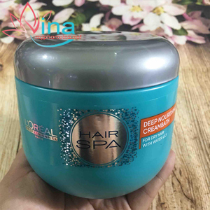 Hấp dầu suôn mượt tóc khô L'oreal Hair Spa Deep Nourishing - 500ml