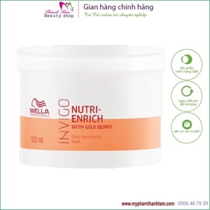 Hấp dầu tăng cường dưỡng chất Wella INVIGO Enrich Deep Nurishing Mask 500ml