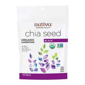 Hạt chia đen Hỗ Trợ Sức Khỏe Tim Mạch Giảm Cân Seed Black Nutiva  - 907 g