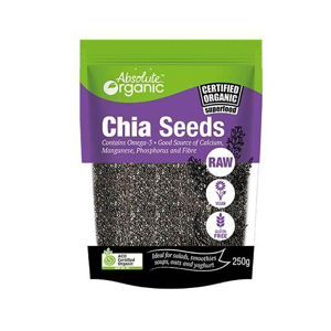 Hạt Chia Seeds Absolute Organic Black 250g