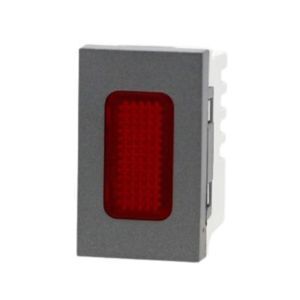 Hạt đèn báo cỡ S 0.5W nhôm vân xước DoBo A66-88625S