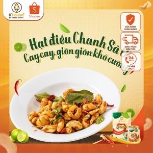 Hạt điều chanh sả ớt K'House 120g