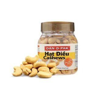 Hạt điều chiên không muối Dan D Pak 215g