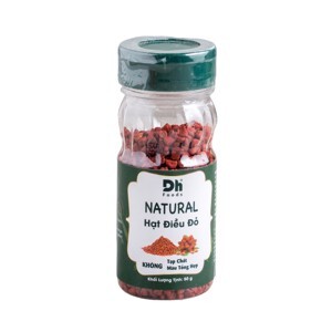 Hạt điều màu đỏ Natural Dh Foods hũ 50g