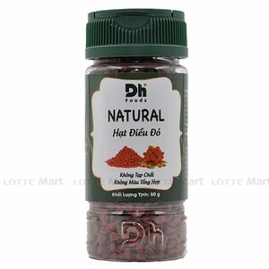 Hạt điều màu đỏ Natural Dh Foods hũ 50g