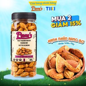 Hạt hạnh nhân rang bơ Pam’s - 250g