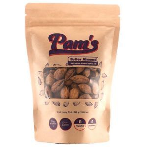 Hạt hạnh nhân rang bơ Pam’s - 250g