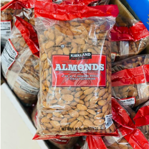 Hạt hạnh nhân sấy khô không muối Kirkland Signature Almonds - 1.36 kg