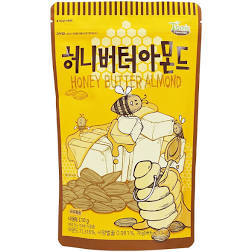 Hạt hạnh nhân tẩm bơ mật ong Tom's Farm túi 210g