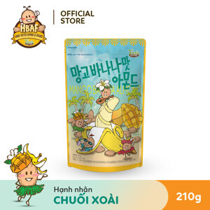 Hạt hạnh nhân tẩm chuối xoài Tom's Farm 210g