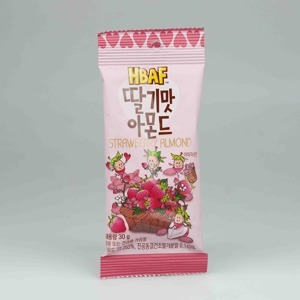 Hạt hạnh nhân tẩm dâu tây Tom's Farm 30g