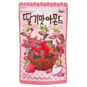 Hạt hạnh nhân tẩm dâu tây Tom's Farm 210g