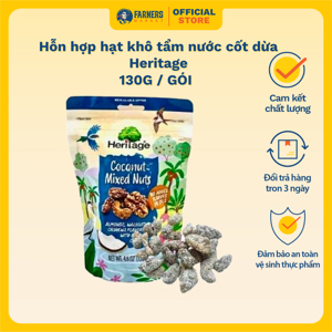 Hạt Hỗn Hợp tẩm nước cốt dừa Heritage gói 130g