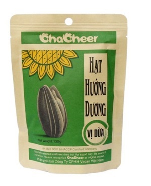 Hạt hướng dương vị dừa ChaCheer gói 130g