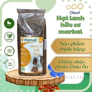Hạt lanh nâu hữu cơ Markal 100g