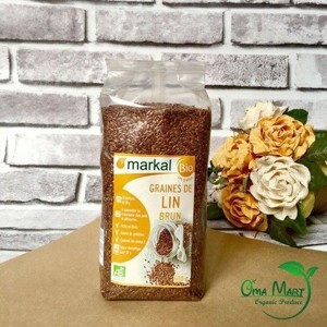 Hạt lanh nâu hữu cơ Markal 500g