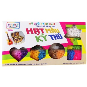 Hạt màu kỳ thú 205g /21 màu Edugames 10213