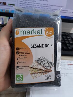 Hạt mè tách vỏ hữu cơ Markal gói 250g