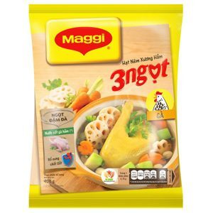 Hạt nêm Maggi xương hầm gà 3 Ngọt - gói 900g