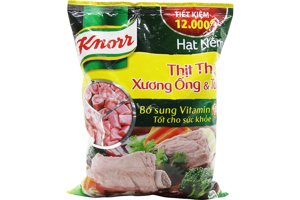 Hạt nêm thịt thăn, xương ống và tủy Knorr gói 1200g