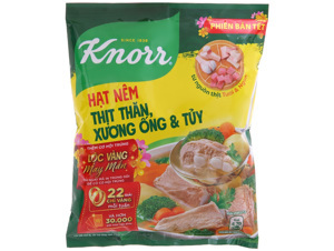 Hạt nêm thịt thăn, xương ống và tủy Knorr gói 900g