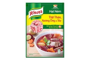 Hạt nêm thịt thăn, xương ống và tủy Knorr gói 1200g