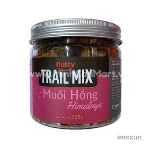 Hạt sấy hỗn hợp Nutty Trailmix vị muối hồng 220g