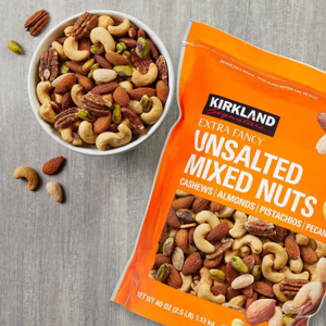 Hạt sấy khô Kirkland Unsalted Mixed Nuts