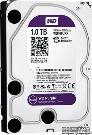 HDD Western Caviar Purple 1TB Sata 3