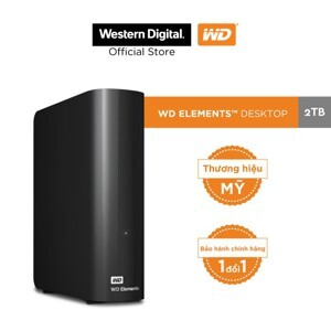 HDD Western Elements 2TB 2.5" USB 3.0 - WDBU6Y0020BBK