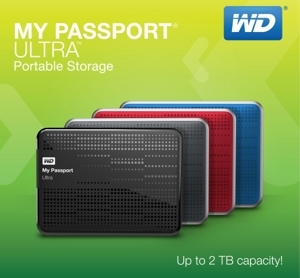 Ổ cứng cắm ngoài Western My Passport Ultra - 1TB, USB 3.0, 2.5 inch