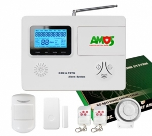 Hệ thống báo trộm không dây Amos AM-GSM74