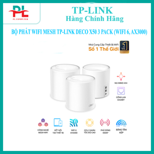 Hệ thống Wi-Fi Mesh Deco X60 cho Gia đình AX3000 ( 3 Pack ) |