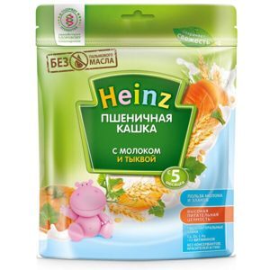 Heinz vị Sữa, yến mạch, bí đỏ 250g