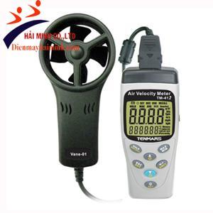 Thiết bị đo nhiệt độ, lưu lượng, tốc độ gió Tenmars TM-412 (0.4~45m/s, -20~60 đô C)