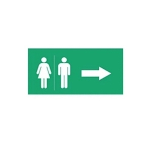 Hình chỉ hướng 1 mặt toilet phải NANOCO NEXF-TR