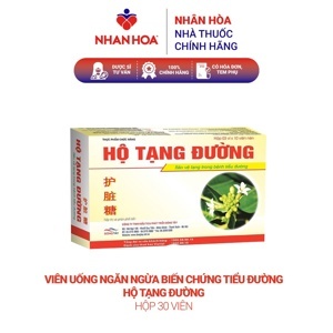 Hộ Tạng Đường - hỗ trợ điều trị tiểu đường, hộp 30 viên