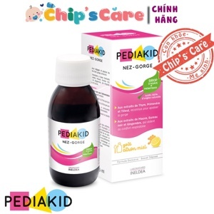 Hỗ trợ giảm ho, đau rát họng Pediakid Nez- Gorge