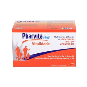 Hỗ trợ giúp tăng cường sức đề kháng Pharvita Plus Vitalidade