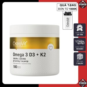 Hỗ trợ tim mạch Omega 3 Vitamin D3 Natures Blend USA 90v