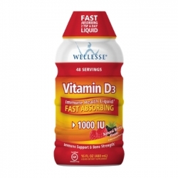 Hỗ trợ xương khớp Wellesse Calcium Và Vitamin D3 Liquid - Bổ Sung Calcium Vitamin D3