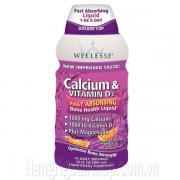 Hỗ trợ xương khớp Wellesse Calcium Và Vitamin D3 Liquid - Bổ Sung Calcium Vitamin D3
