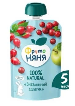 Hoa quả nghiền fruto nga 90gr