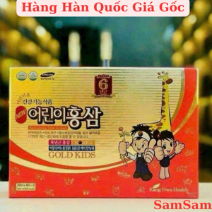 Hồng sâm baby hươu cao cổ Gold Kid- hộp 20ml x30 gói